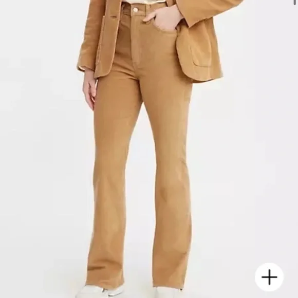 RIBCAGE BOOTCUT CORDUROY WOMEN'S PANTS​